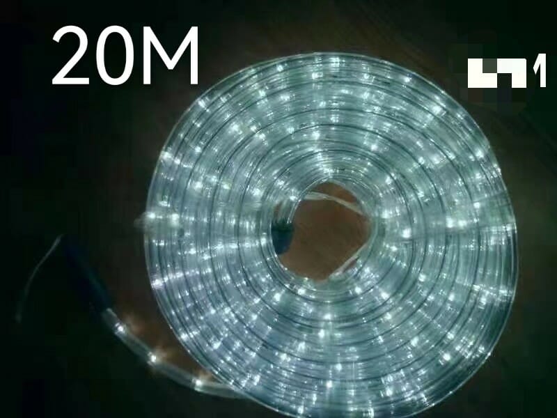 Χριστουγεννιάτικος φωτοσωλήνας LED - 20m - Cool White - 210313