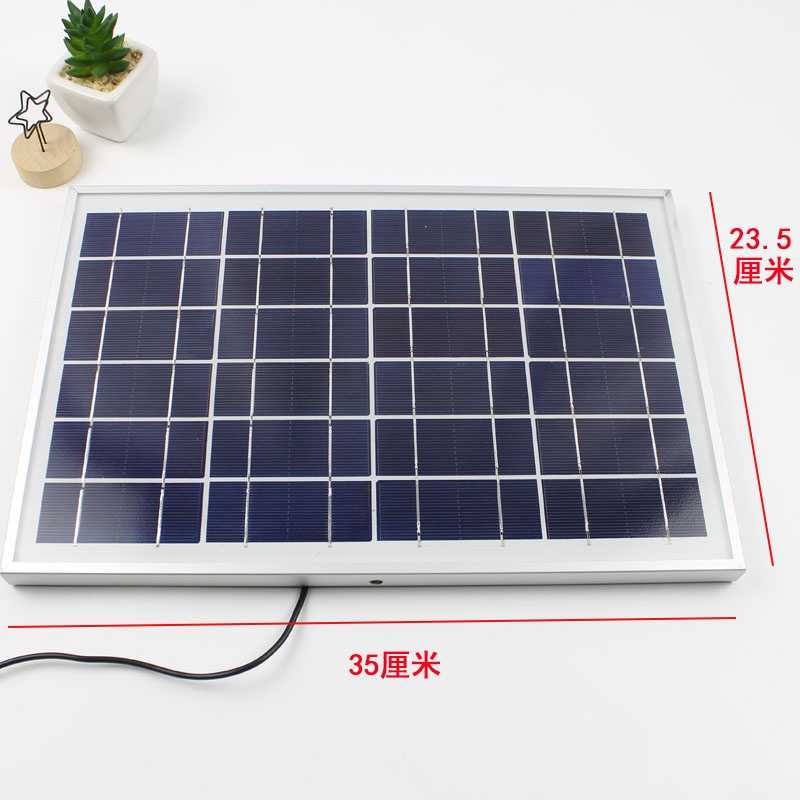 Monocrystalline silicon solar panel - Solar Panel - 30W - 12V - 602227