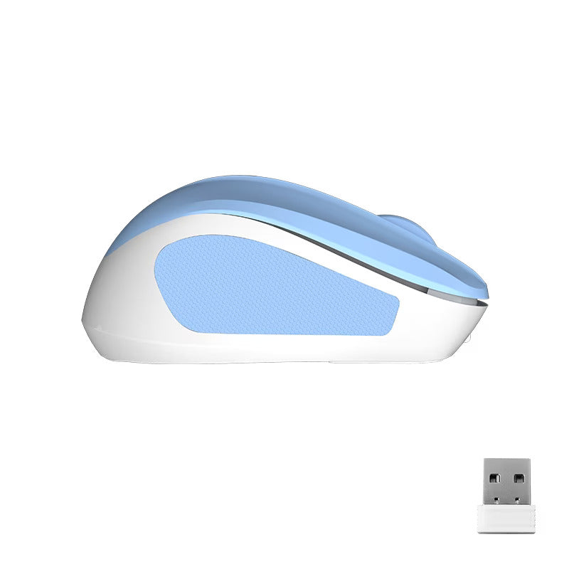 Meetion Silent Mini 2.4G Optical Wireless Mouse (Blue)