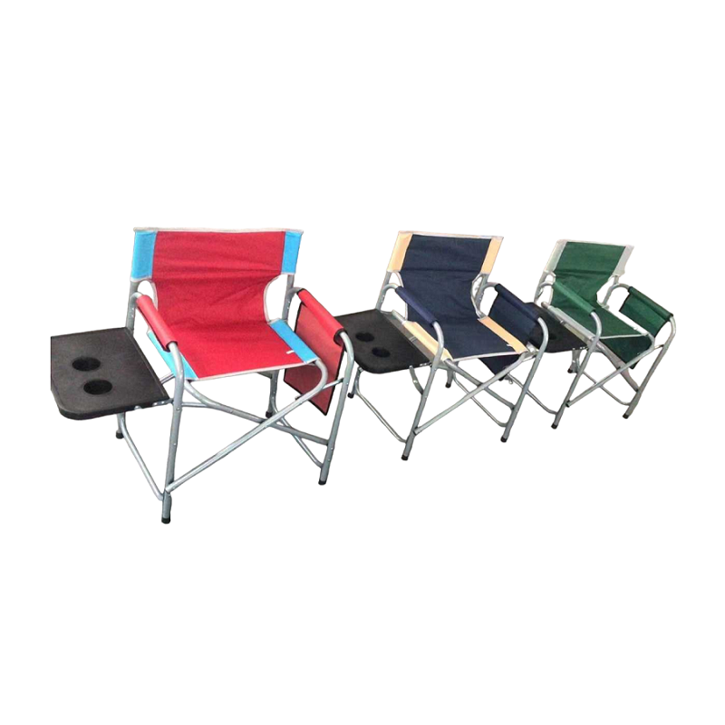 Folding camping chair with integrated table - 1806 - 170129