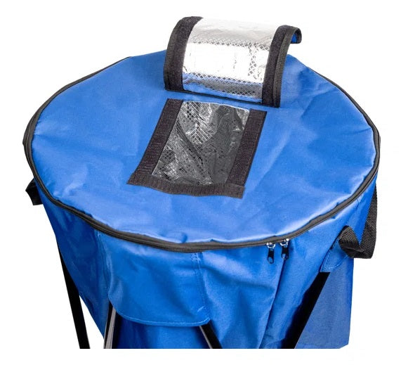 Φορητή ισοθερμική θήκη-ψυγείο με πτυσσόμενο σταντ - 5012 - 170235 - Blue