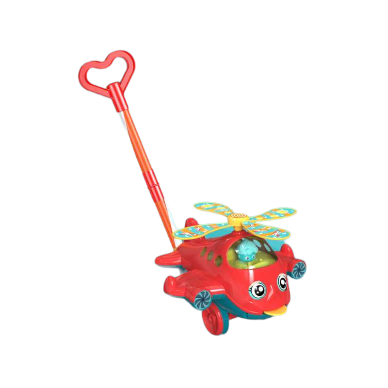 Συρόμενο παιχνίδι Αεροπλανάκι - 204 - 117269 - Red