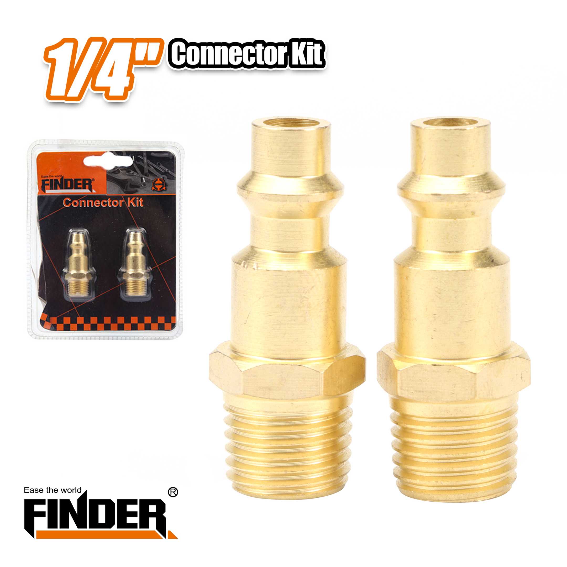 Male fitting - FXZ-003 - 1/4 - 2pcs - Finder - 194109