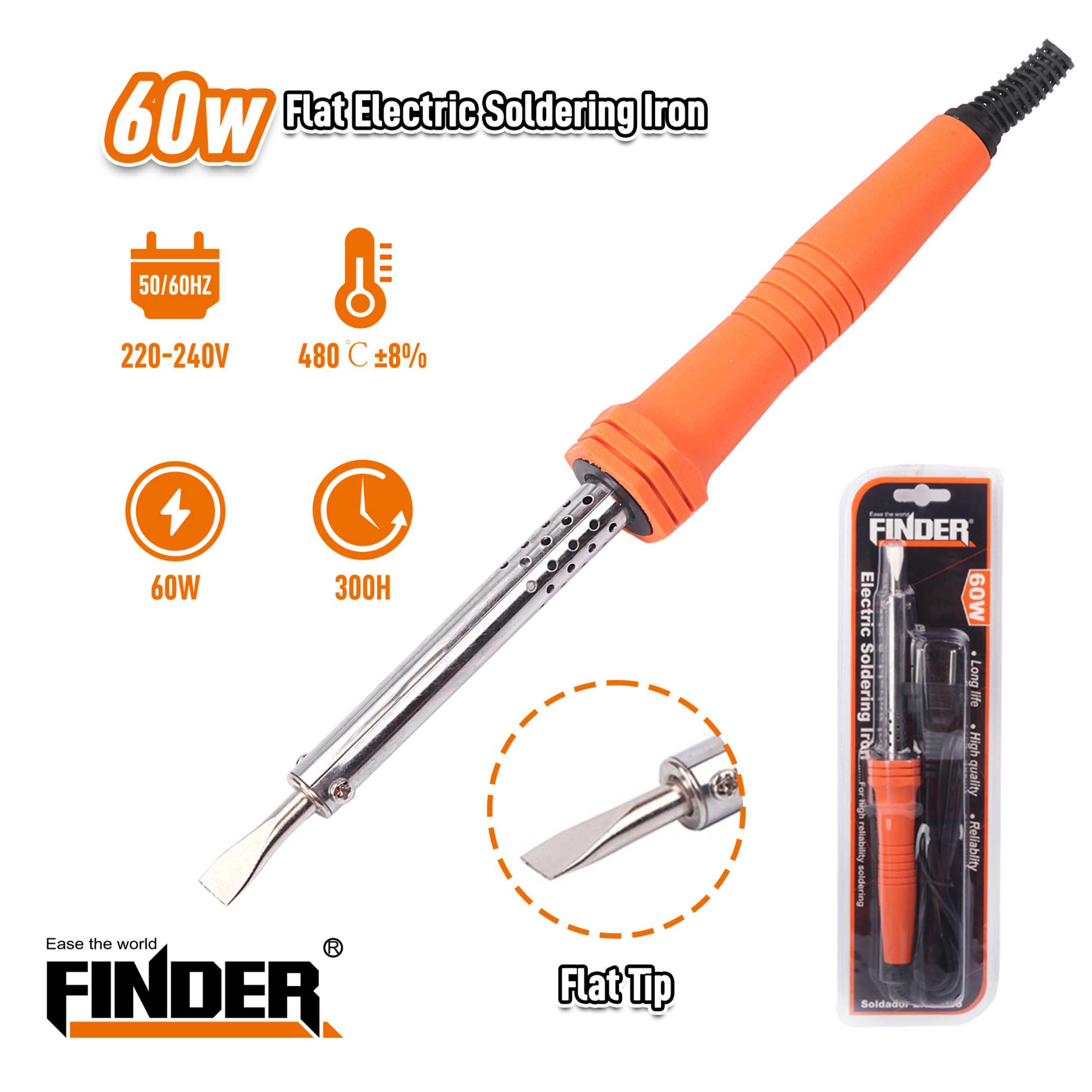 Electric soldering iron - 505 - 60w - Finder - 194819