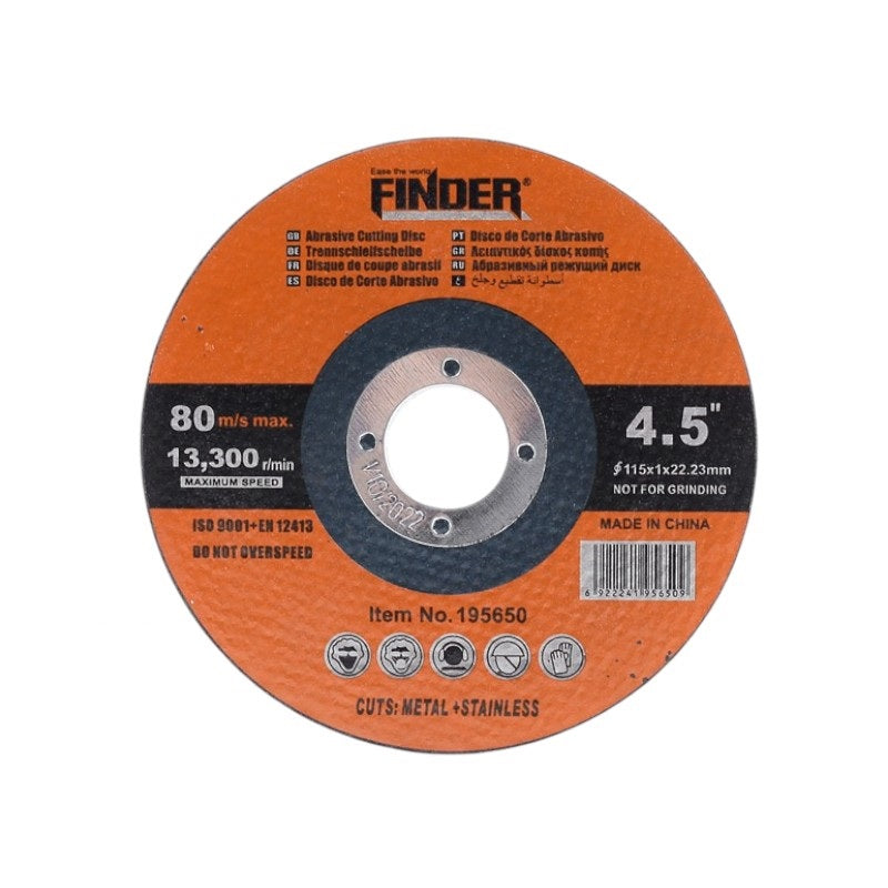 Metal cutting disc - 4.5" - Finder - 195650