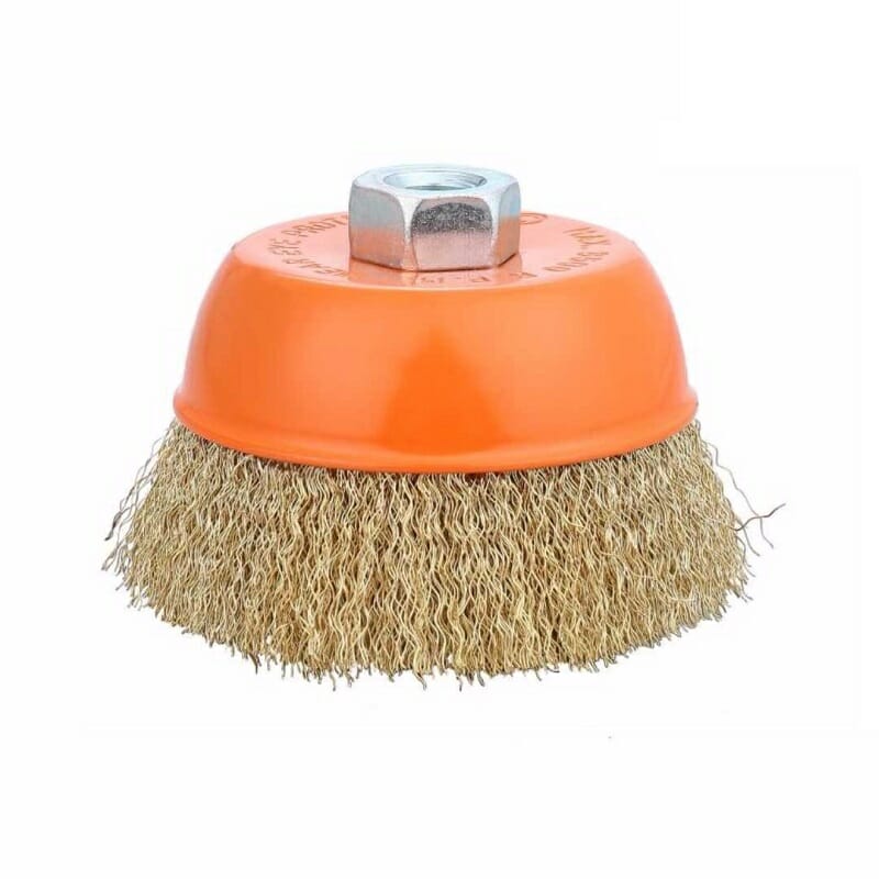 Braided wire brush for angle grinder - 5''/125mm - Finder - 196595