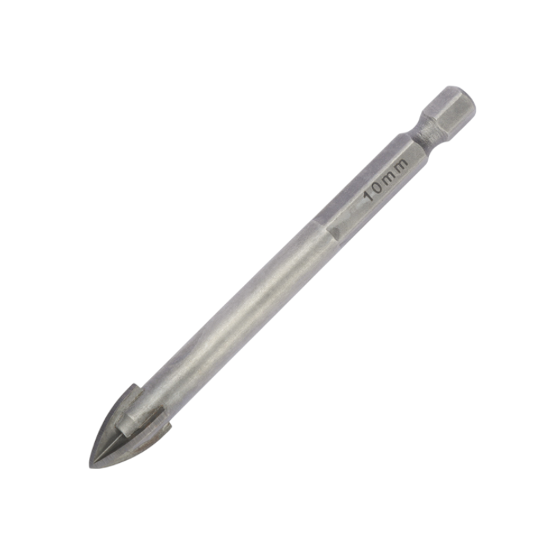 Glass/tile drill bit, square - 10mm - Finder - 196673