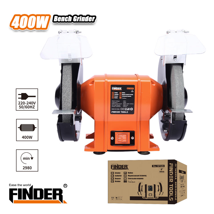 Δίδυμος τροχός λείανσης - 400W -  Finder - 197327