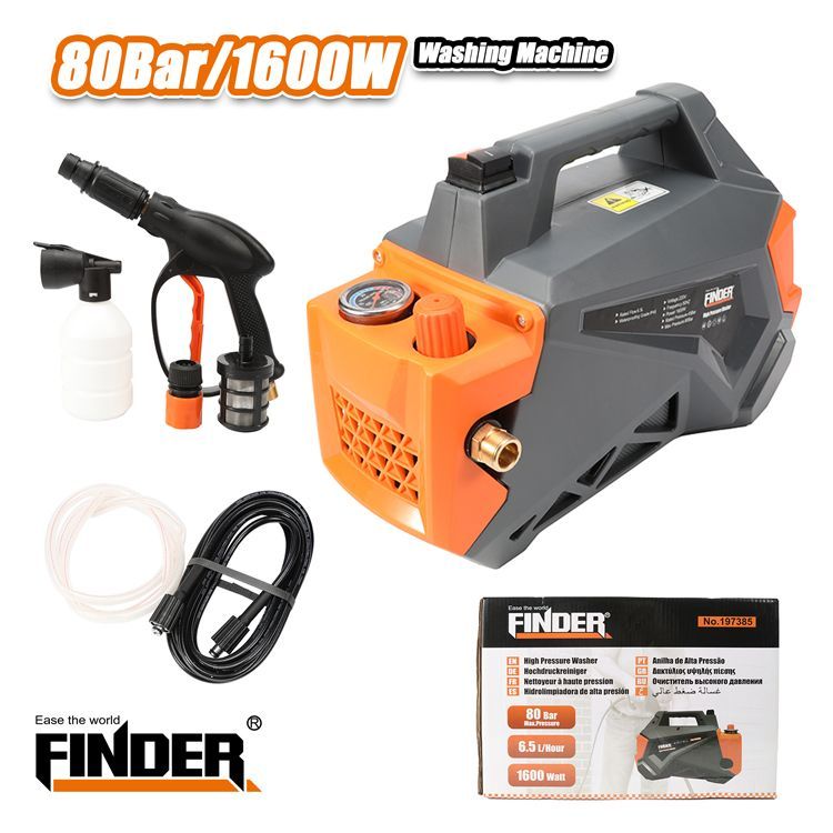 Washing machine - 1600W - 80Bar - Finder - 197385