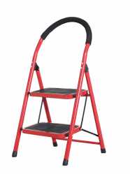 Πτυσσόμενη σκάλα-σκαμπό σιδερένια - 108-2 - 617440