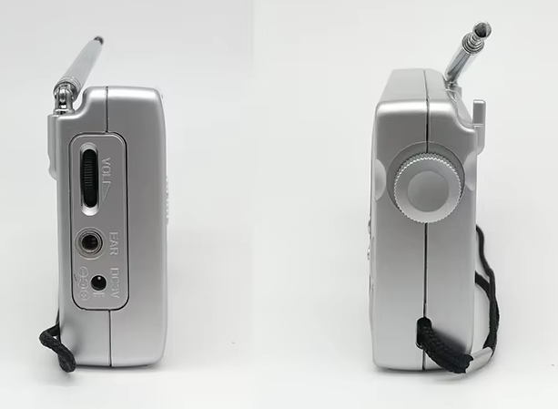 Φορητό ραδιόφωνο μπαταρίας - KK979 - 201109 - Silver