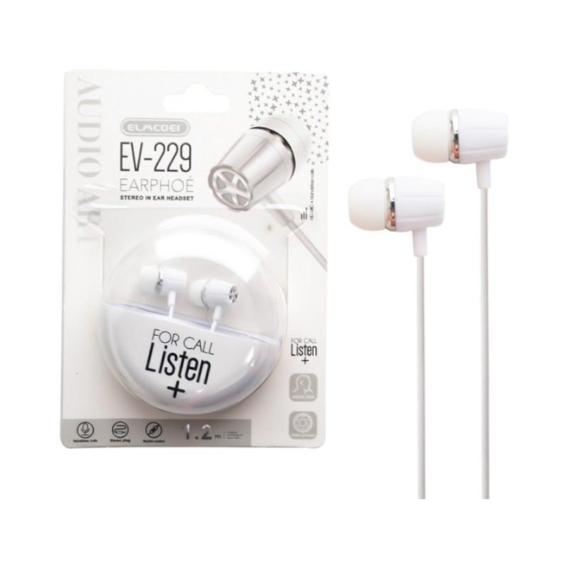 Wired headphones - EV-229 - 202296 - White