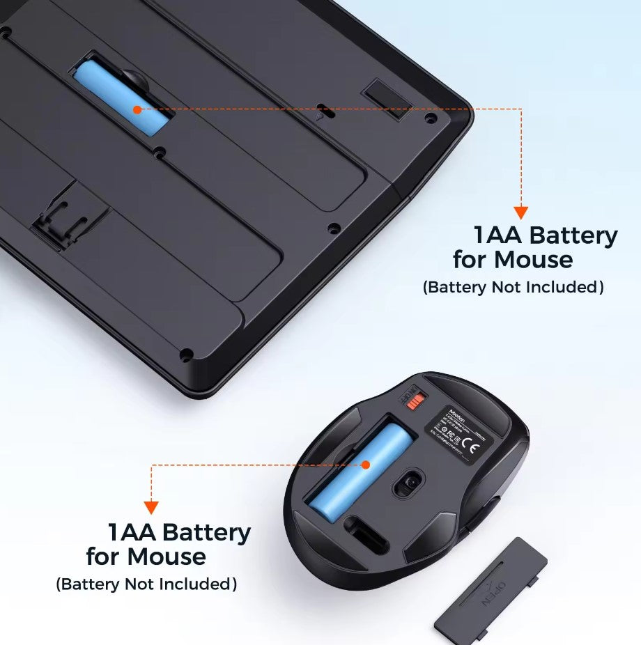Meetion MT-C4130 2.4G Wireless Combo / Μαύρο