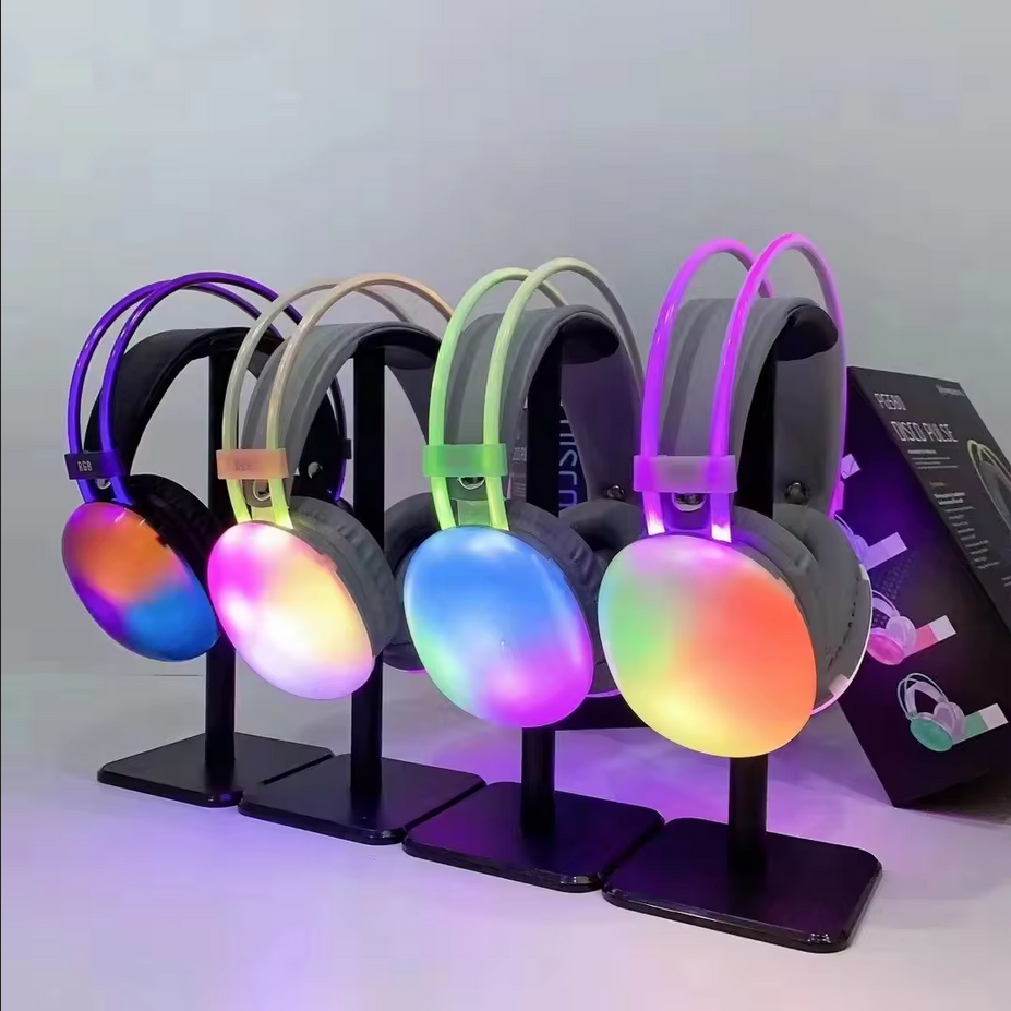 Wireless Bluetooth LED Headphones - Headphones - PG580 - RGB - 212058 - Green