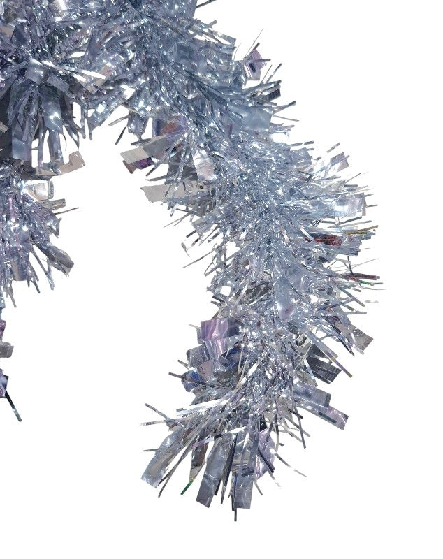 Σετ Χριστουγεννιάτικες Γιρλάντες - 10pcs - 2m*9cm - 21221 - Silver