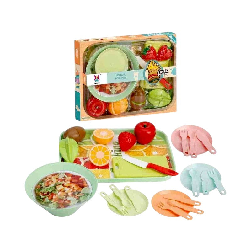 Σετ κοπής τροφίμων με αξεσουάρ φαγητού - XJ507 - 215228