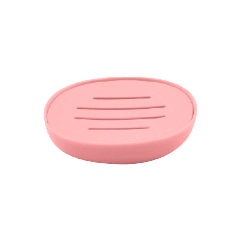 Σαπουνοθήκες μπάνιου πλαστικές σε σετ 5Χ - Pink - 21736