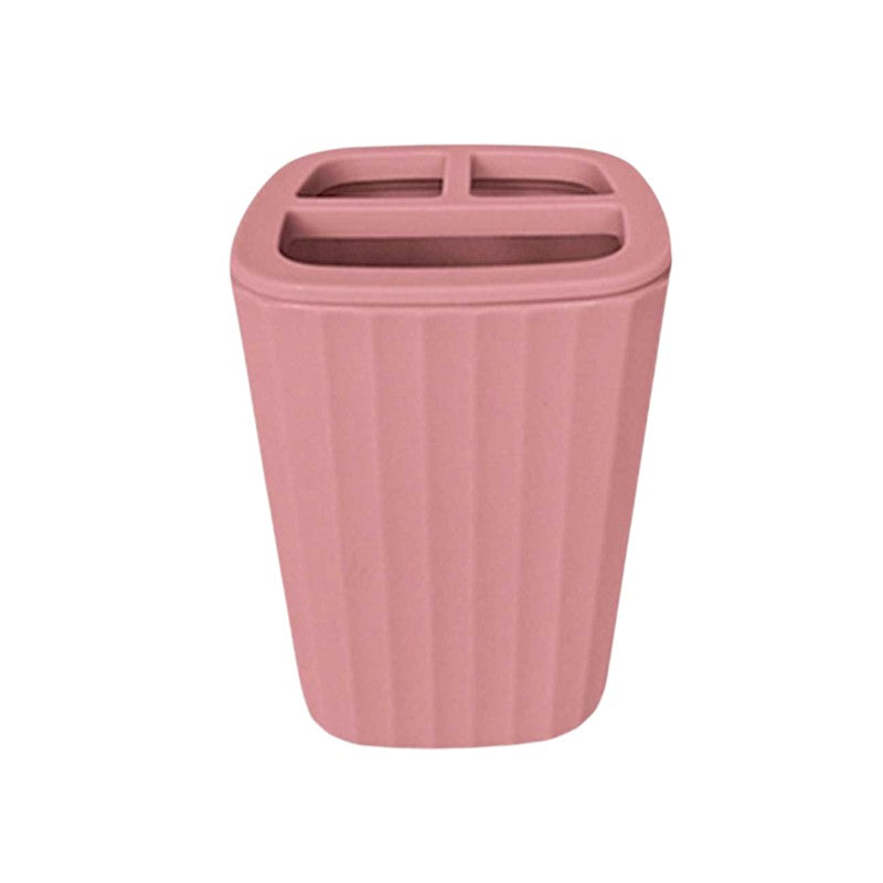 Θήκες οδοντόβουρτσας πλαστικές σε σετ 5Χ - Pink - 21746