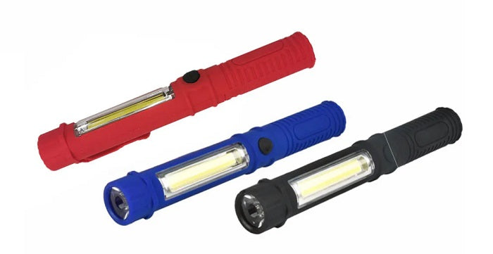 Φακός μπαταρίας LED Mini - Ράβδος - 909A - 219095 - Blue