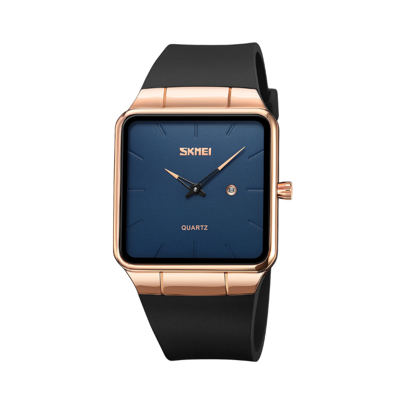 Analog Wristwatch – Skmei - 1961 - Blue/Gold