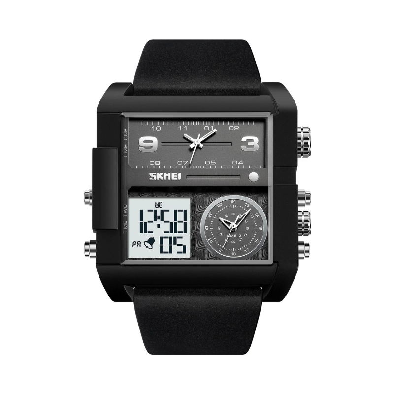 Ψηφιακό/αναλογικό ρολόι χειρός – Skmei - 2020 - Black/White - iThinksmart.gr