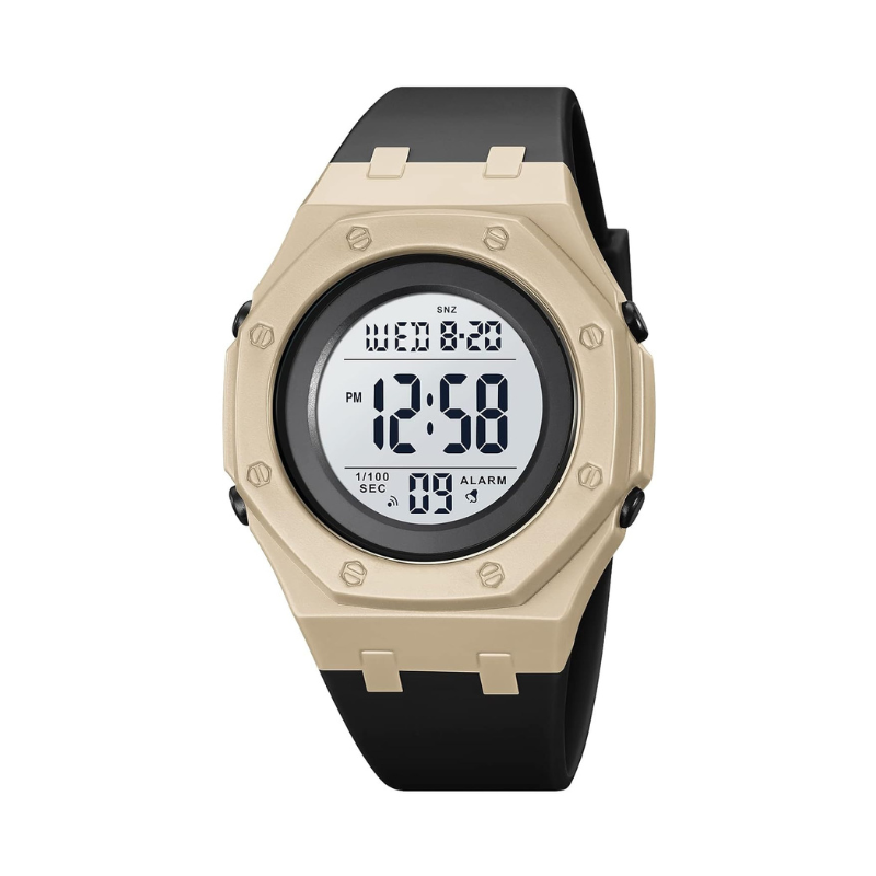 Ψηφιακό ρολόι χειρός – Skmei - 2048 - Black/Beige - iThinksmart.gr