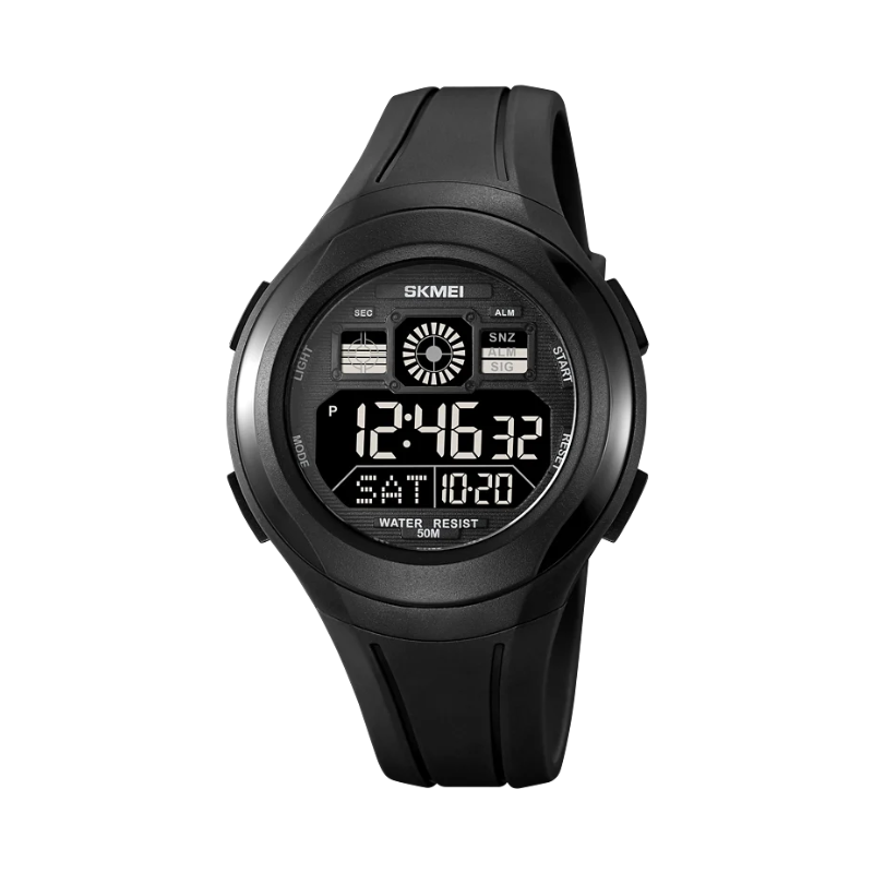 Digital wristwatch – Skmei - 2104 - Black/Black