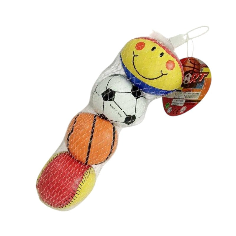 Set of soft play balls - No.4 - 4pcs - 0648-69 - 222068