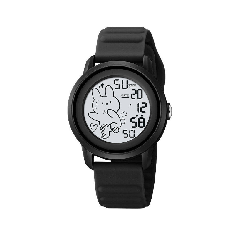 Children's digital wristwatch - Skmei - 2217 - Black