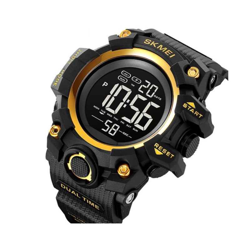 Ψηφιακό ρολόι χειρός – Skmei - 2140 - Gold - iThinksmart.gr