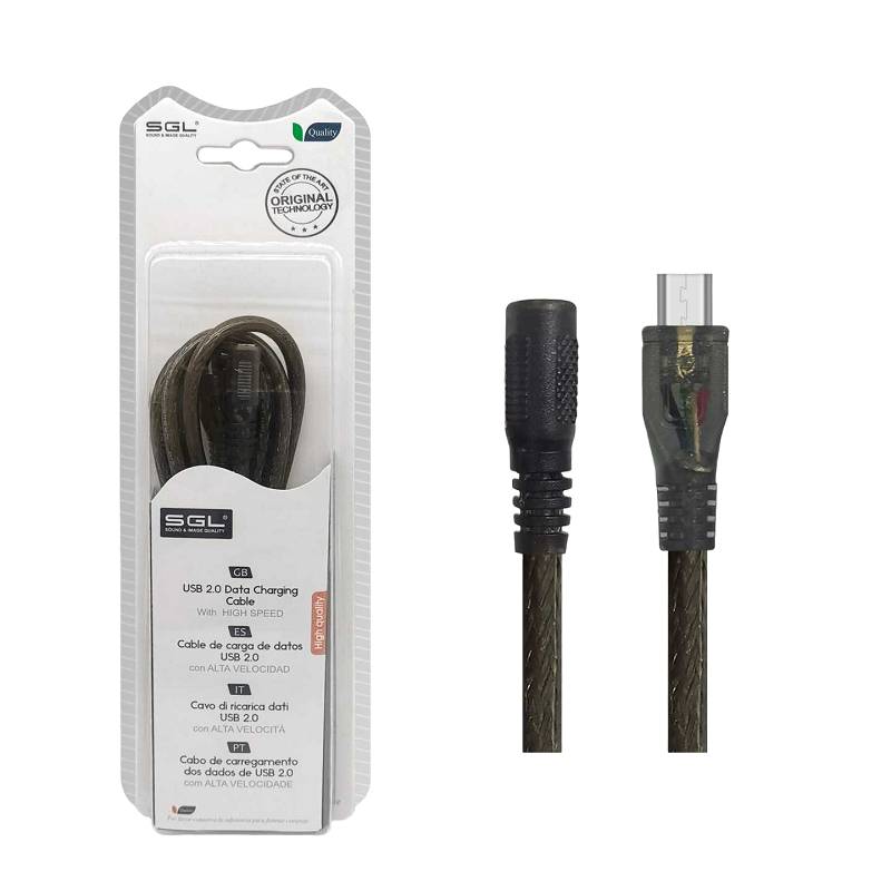 Αντάπτορας καλώδιο - 22S01 - Micro USB/Jack 3.5mm female - 1.5m - 097930 - iThinksmart.gr