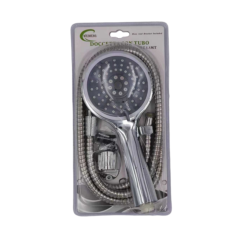Shower head with spiral and pressure options - 1.5m - 230876