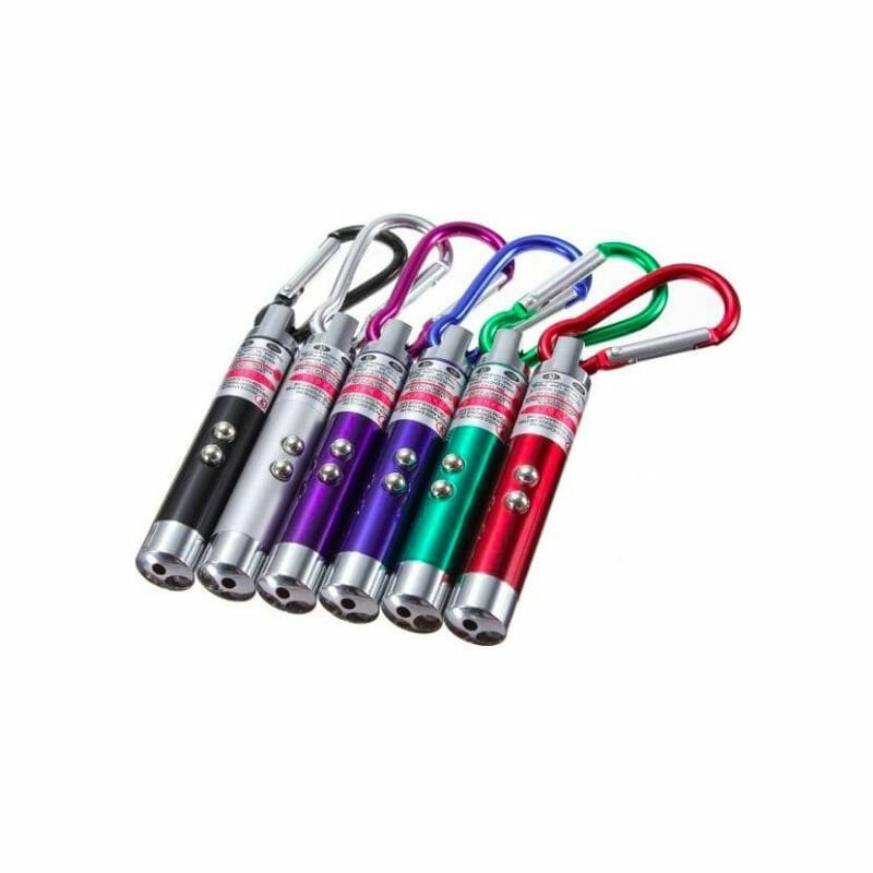 LED &amp; Laser Flashlight - 2 in 1 - 24pcs - 232221