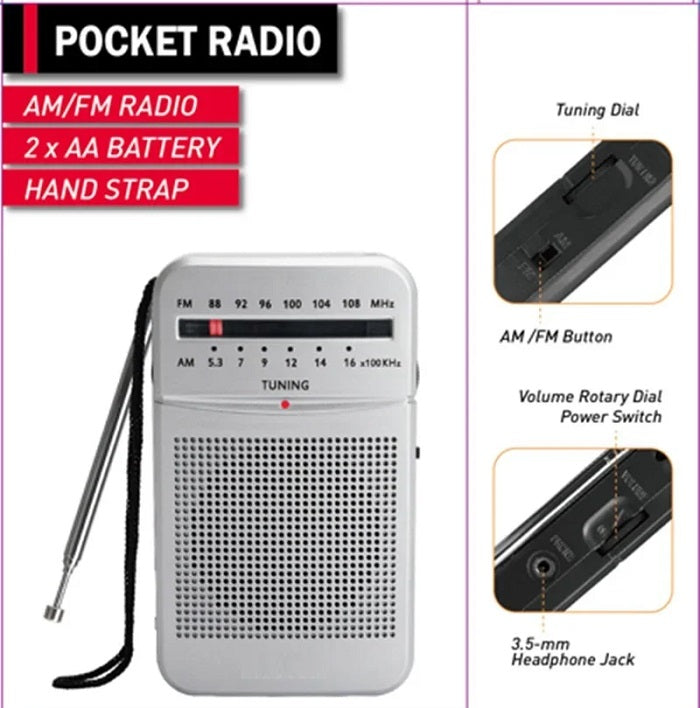 Φορητό ραδιόφωνο - PR-961 - 241304 - Black