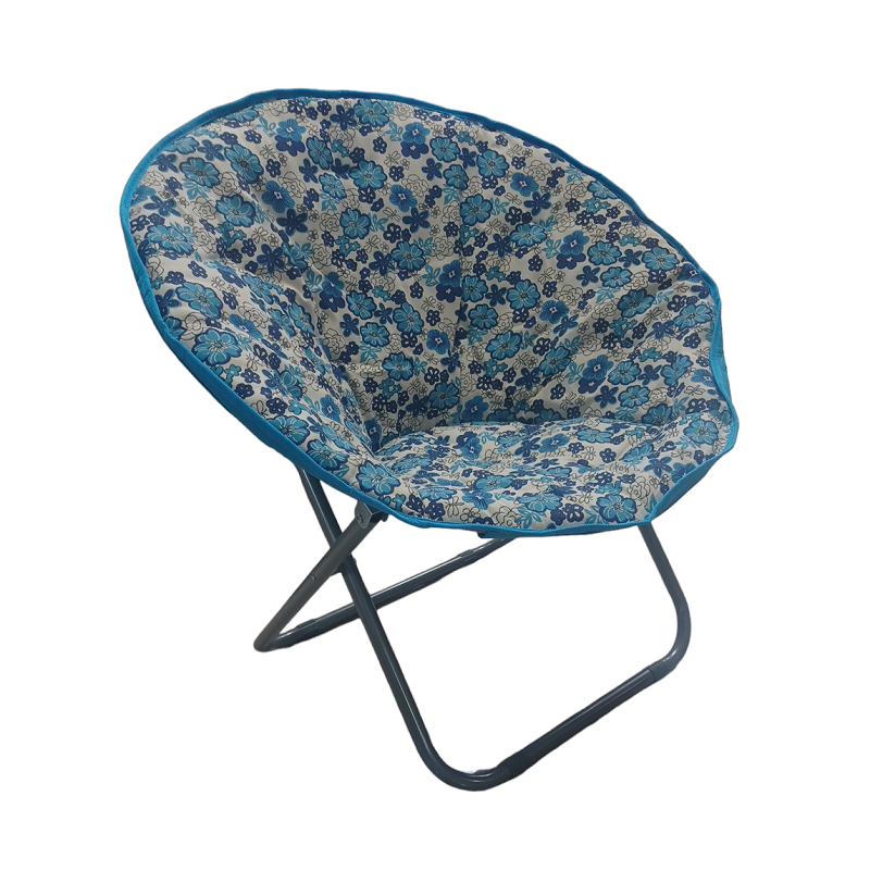 Folding garden armchair - 1320L - 270898 - Light Blue Flowers