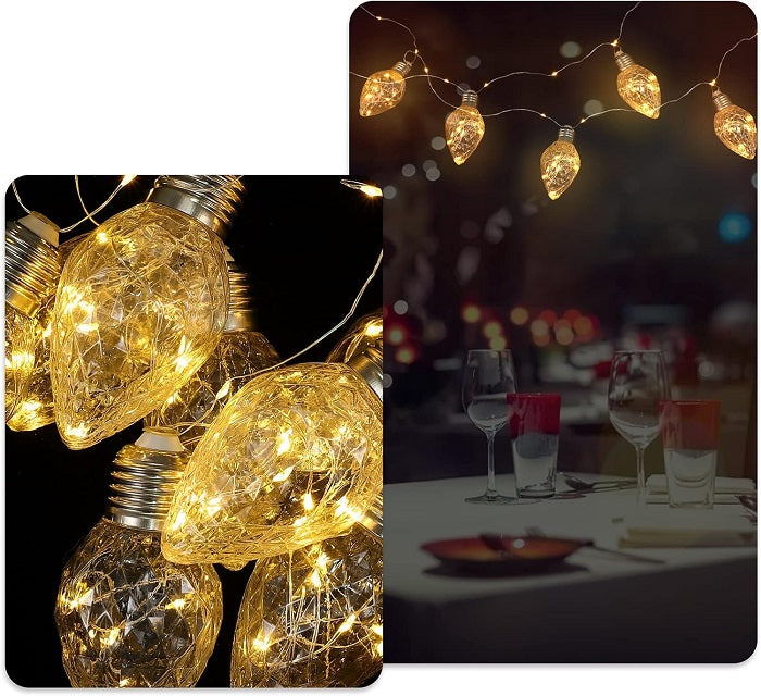 Χριστουγεννιάτικα φώτα LED - Candle - 10/6cm - 272388 - Warm White
