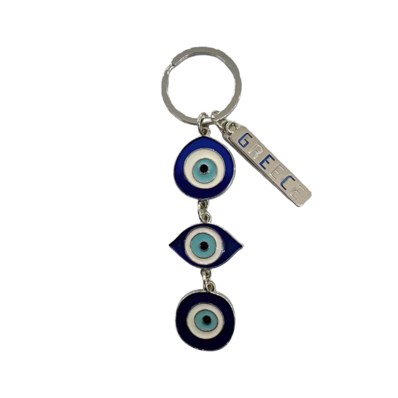 Τουριστικό μπρελόκ Souvenir - Σετ 12pcs - Ματάκι/Greece - 280433 - iThinksmart.gr