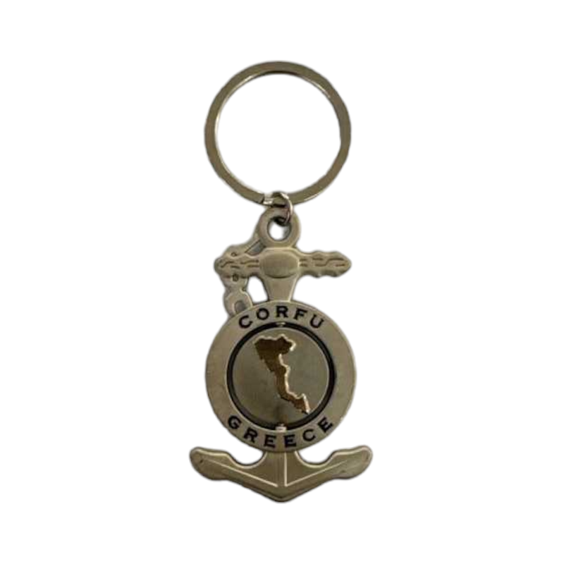 Souvenir Tourist Keychain - Set of 12pcs - Corfu - 280808
