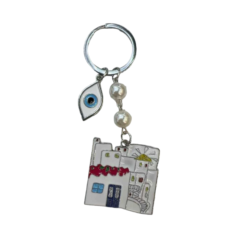 Souvenir Tourist Keychain - Set of 12pcs - Mataki/Greece - 280822