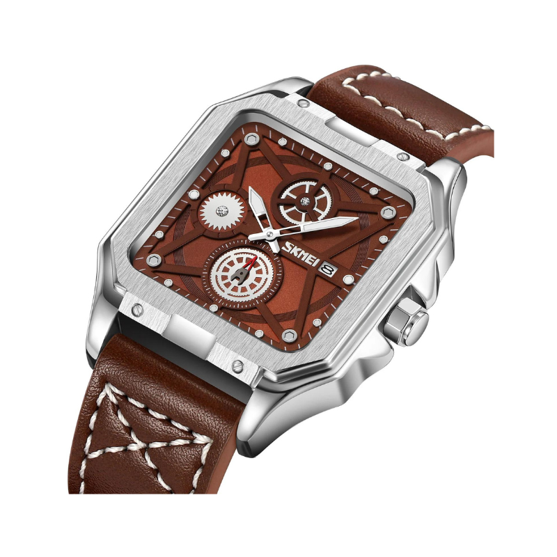 Analog Wristwatch – Skmei - 9330 - Brown