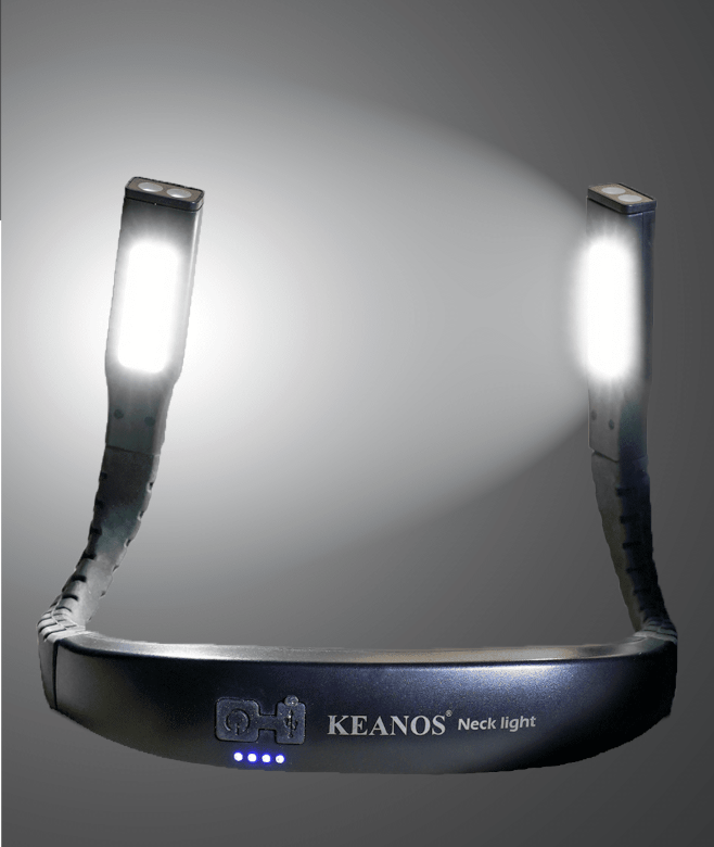 Φακός Λαιμού Keanos® Hector Neck Light + Desk Lamp - iThinksmart.gr