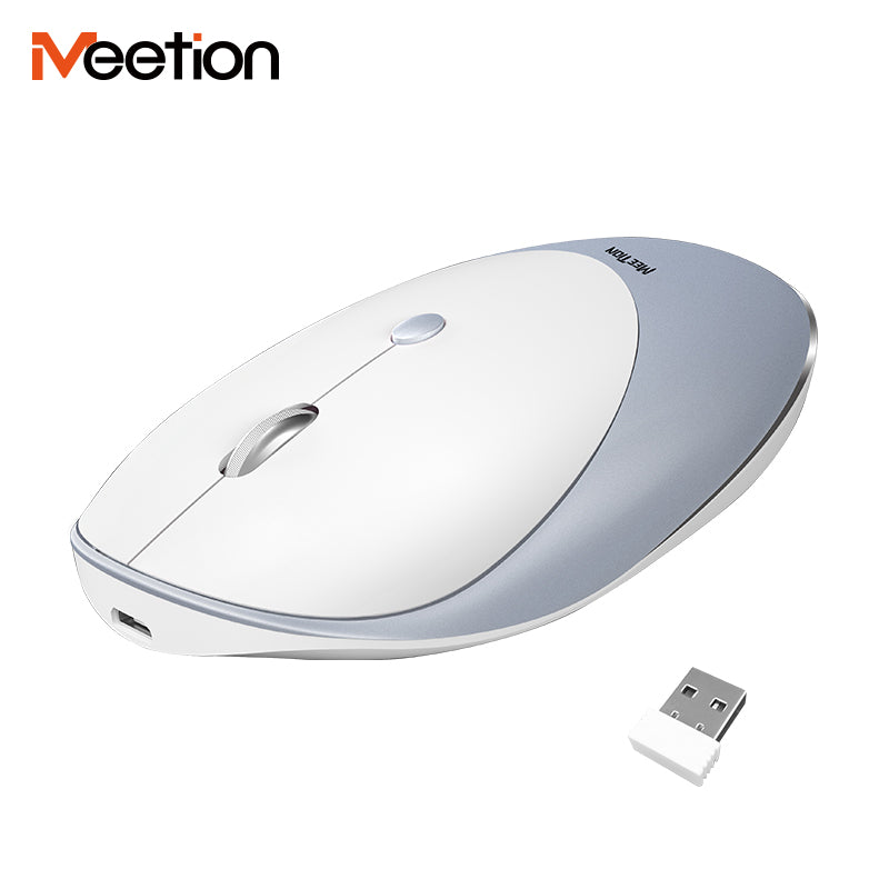Meetion MT-R600 2.4G Ασύρματο Ποντίκι / Ασημί