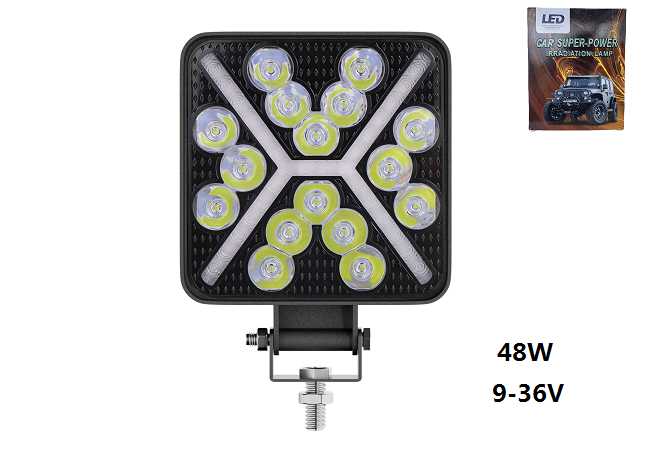 Προβολέας οχημάτων LED - 48W - 12/24V - 1102241B/S35 - 110864