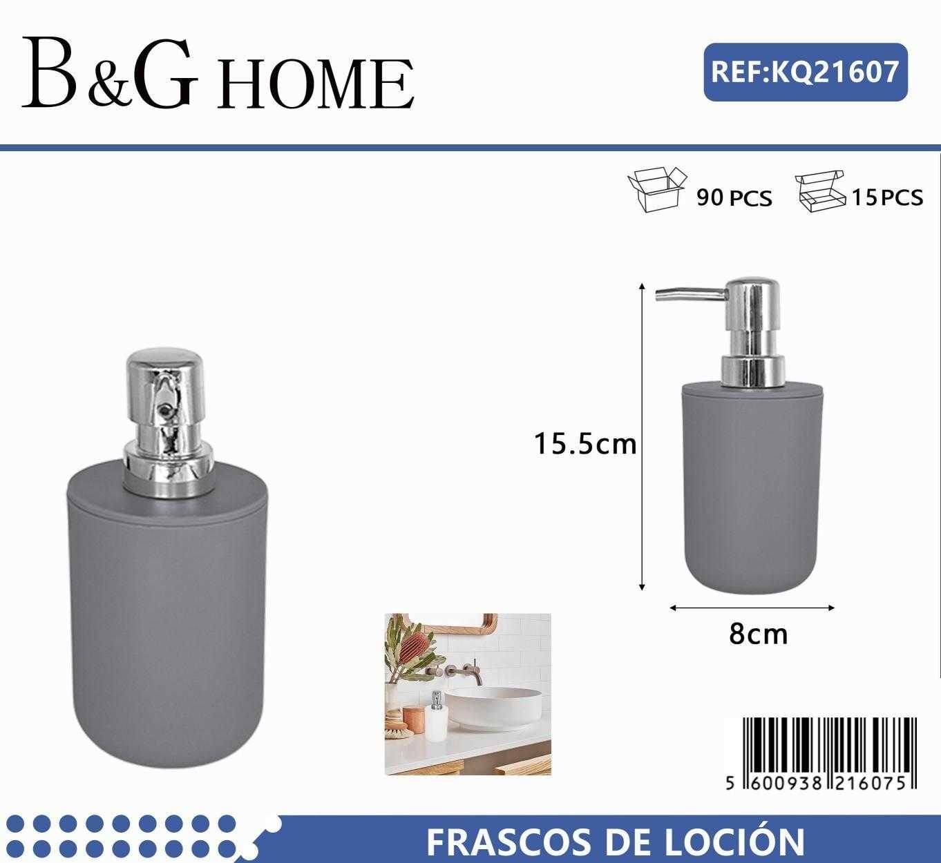 Θήκες κρεμοσάπουνου Dispenser πλαστικές σε σετ 5Χ - Grey - 21607