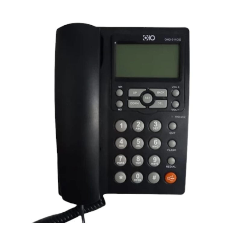 Corded landline telephone - OHO-011 - 300641 - Black