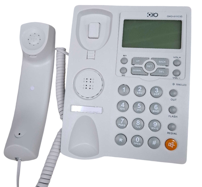 Corded landline telephone - OHO-011 - 300641 - White