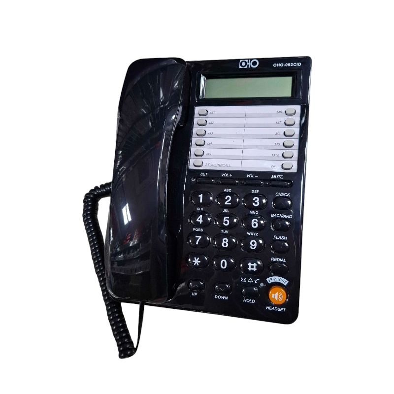 Corded landline telephone - OHO-092 - 300757 - Black
