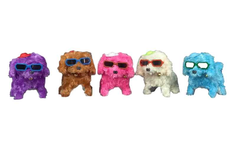 Plush dog with movement and sound - YQ-18 - 303666