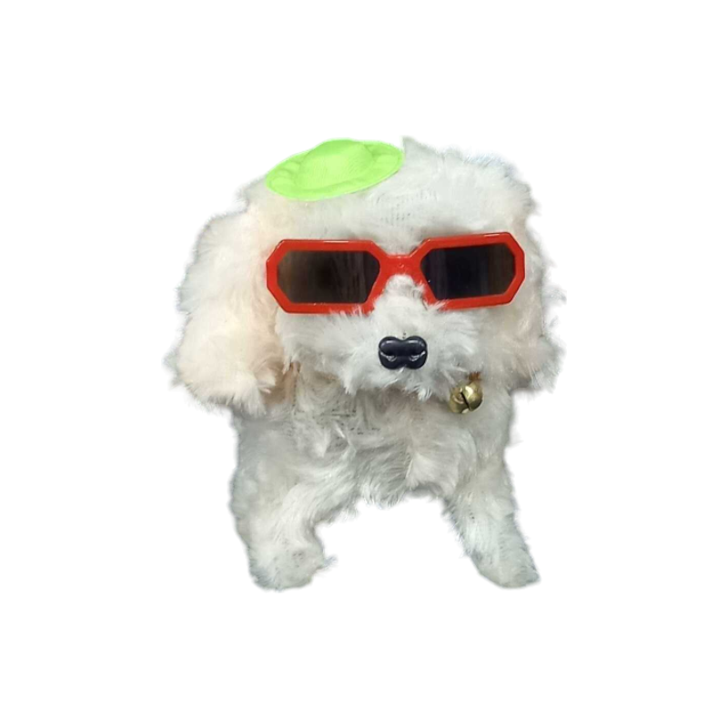 Plush dog with movement and sound - YQ-18 - 303666