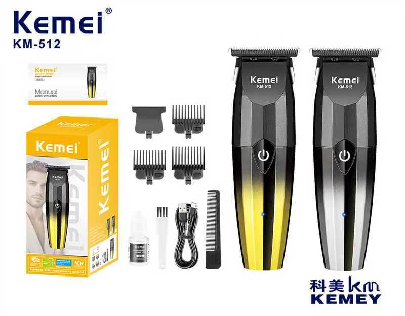 Hair clipper - KM-512 - Kemei - Gold